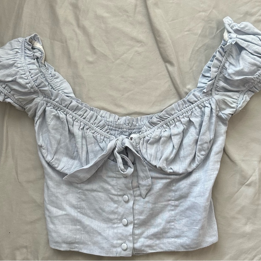 Light Blue Elouise Top